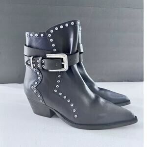 Free people Billie leather cowboy boots!  Sz 6.5.